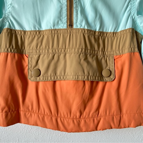 Gymboree Zip-Up Wind Breaker Blue Orange Hoodie Jacket Unisex - Picture 2 of 6